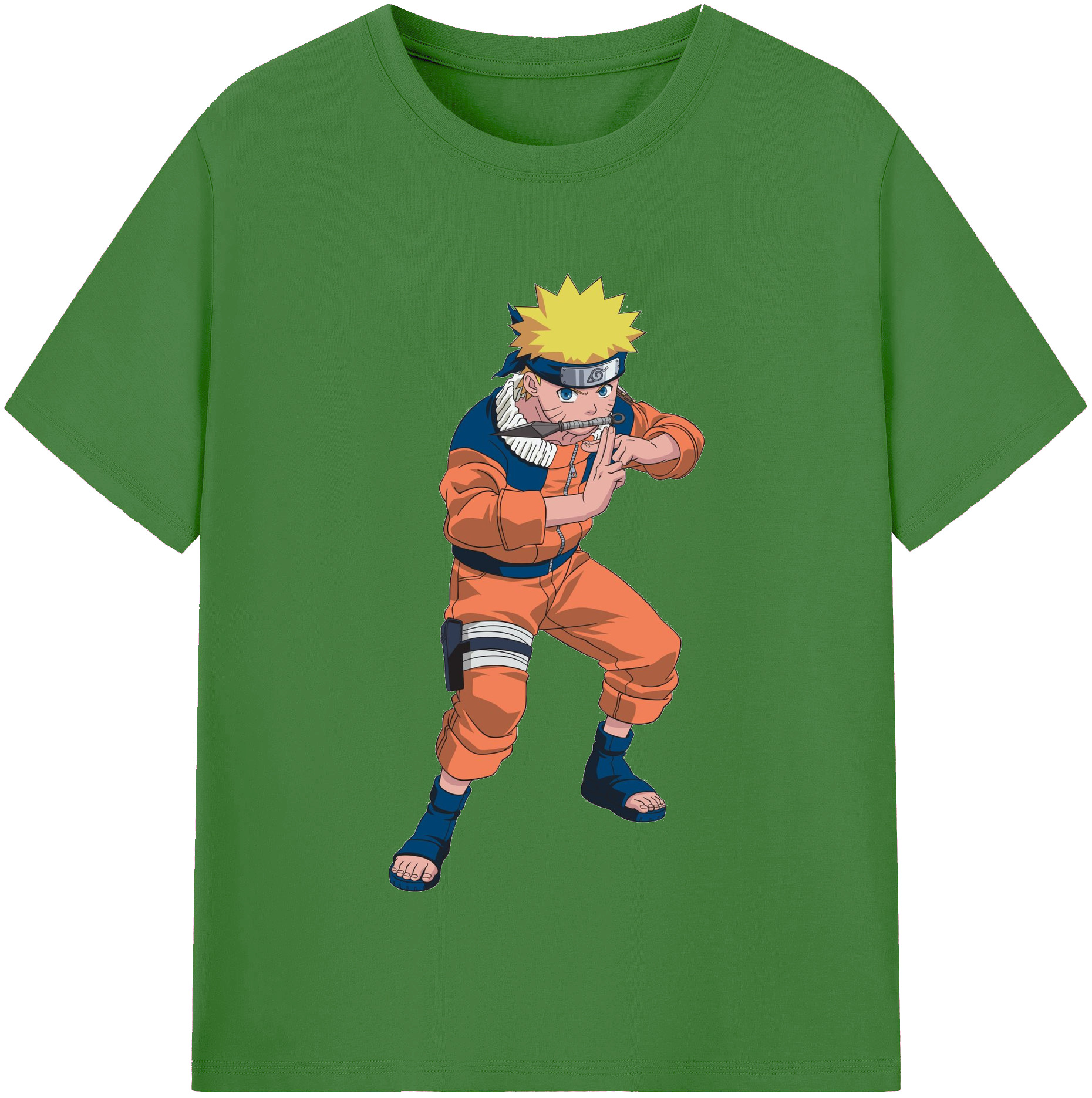 NARUTO -ナルト- うずまき ナルト Uzumaki Naruto レディースカジュアルプリントTシャツ（綿100％）